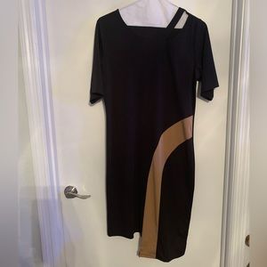 Keyhole asymmetrical dress